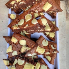 brownies milk chocolate white chocolate