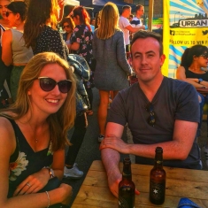 people drinking craft beers London