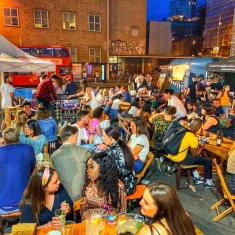 street food Shoreditch market
