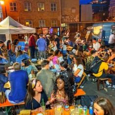 street food Shoreditch market