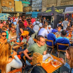 street food Shoreditch market