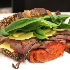New York pastrami sandwich