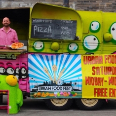 Pizza street food truck van