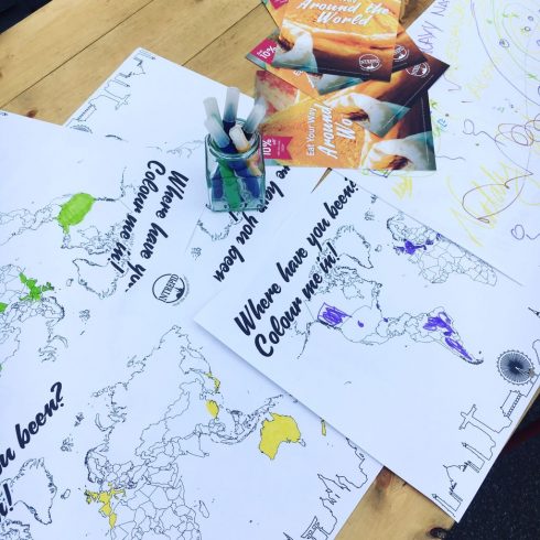Intrepid Travel Colouring Maps