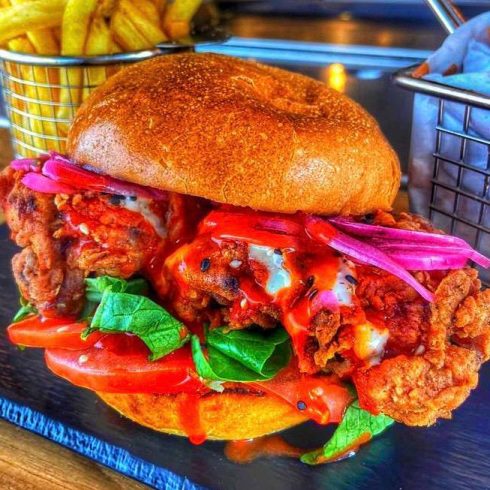 Veggie Burger Street Food