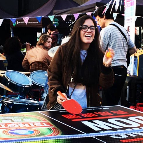 free ping pong urban food fest