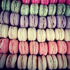 Rainbow Assortment of French Macaroons