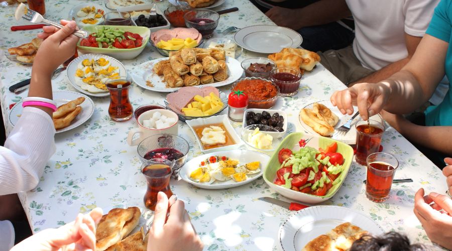 Street party food