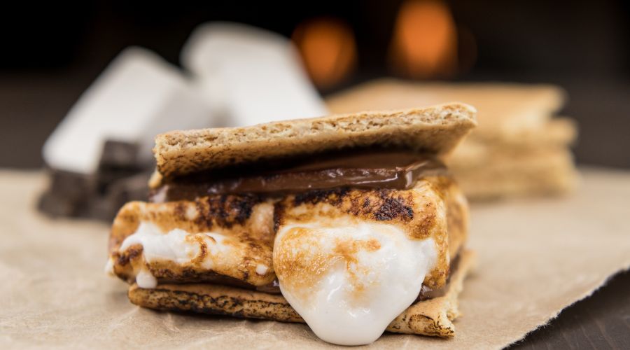S'mores at a corporate BBQ